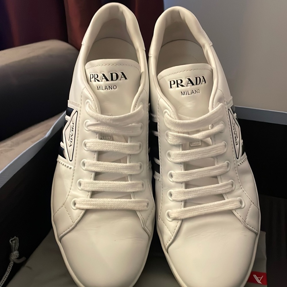 Prada Leather Sneakers